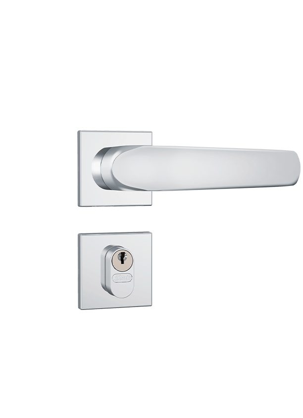 Fechadura STAM INOX ROSETA QUADRADA 40MM 803/09